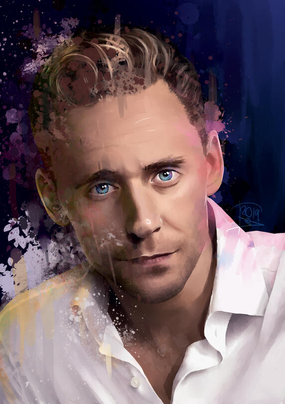 Tom Hiddleston portrait