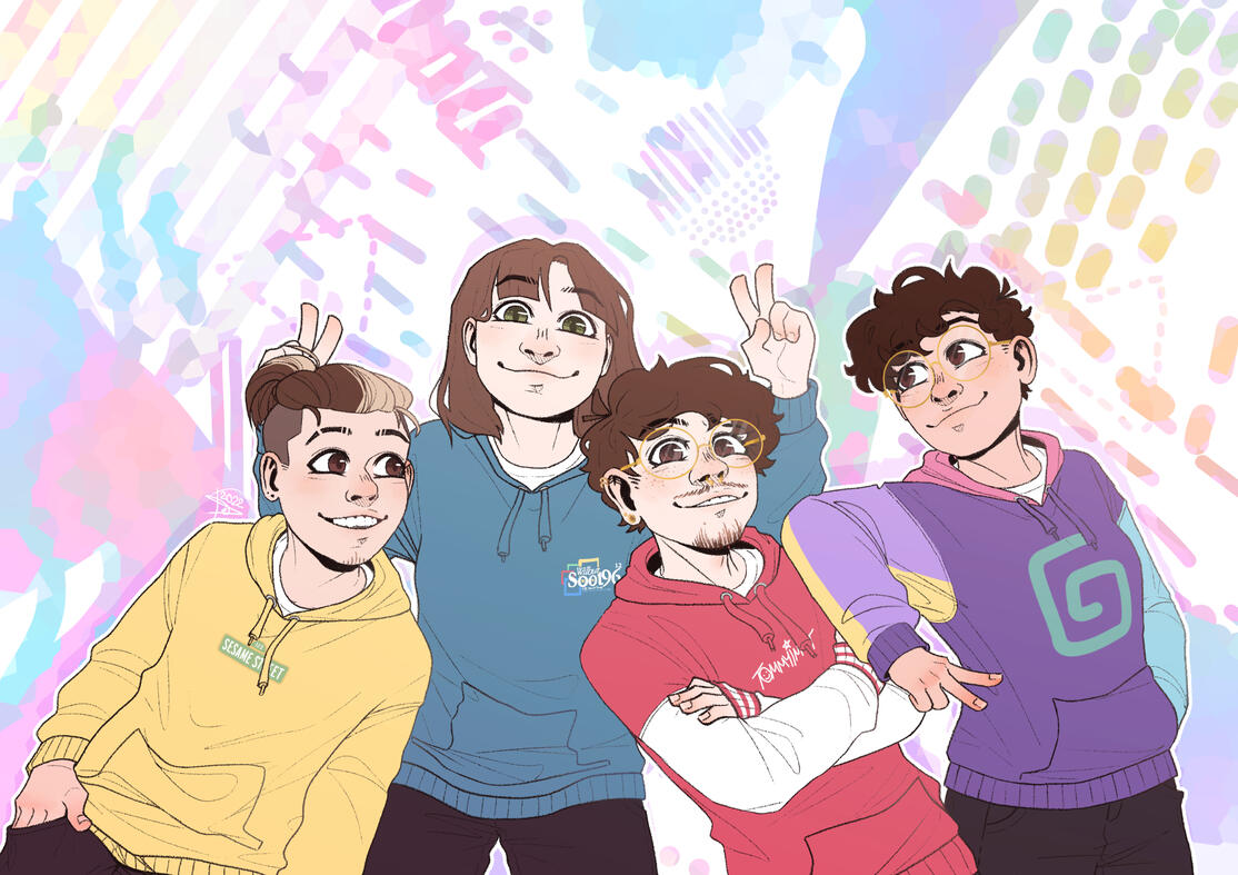 Flat Colour Halfbodies